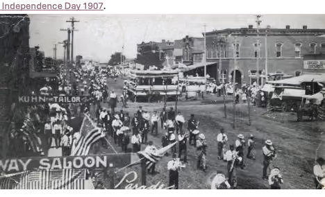 Independence Day 1907 in Watonga